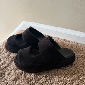 Marsell Black Suede Sandals